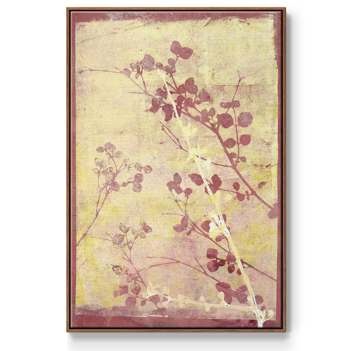 Boundless V Framed Premium Gallery Wrapped Canvas - Ready to Hang - 27 x 41 - Walnut Floating Frame