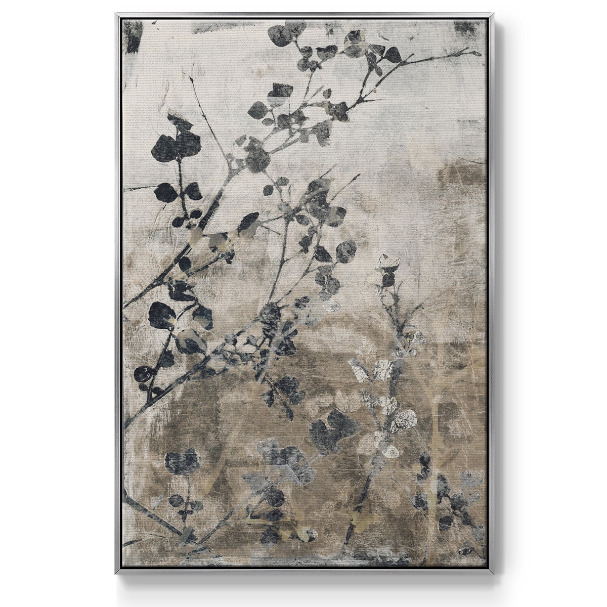 Boundless VII Framed Premium Gallery Wrapped Canvas - Ready to Hang - 25 x 37 - Silver Floating Frame