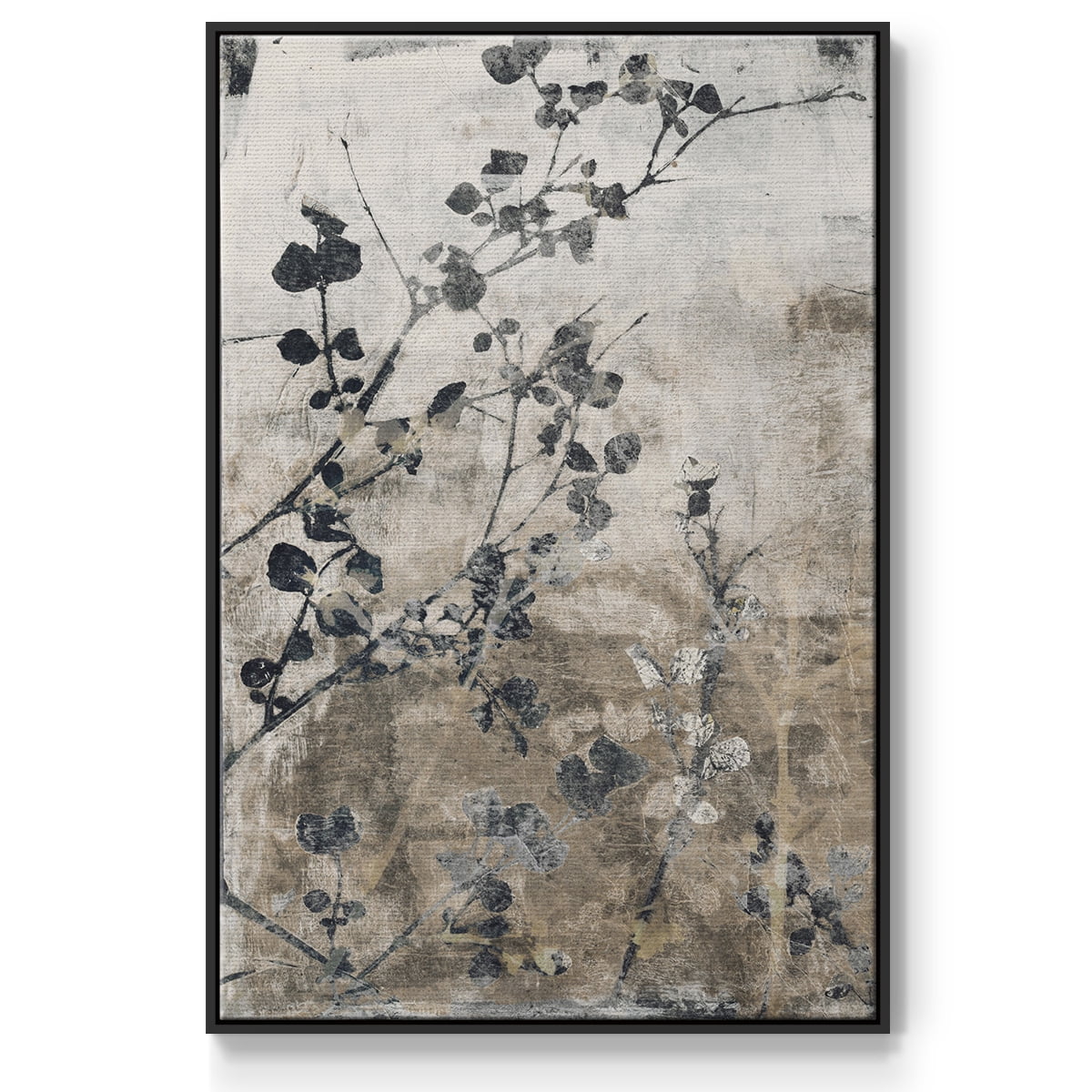 Boundless VII Framed Premium Gallery Wrapped Canvas - Ready to Hang - 27 x 41 - Black Floating Frame