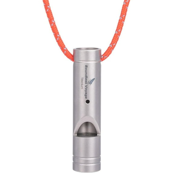 Boundless Voyage Titanium Whistle Keychain, Other, 1