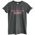 thumbnail image 1 of Boundless Worth Fun Literary Graphic Tee T-Shirts for Women Men, Short Sleeve Tops - Vintage Pepper, 1 of 5