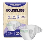 Boundless Youth Incontinence Brief 8 Heavy Absorbency CR8001, 20 Ct