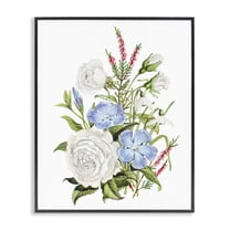 Bountiful Floral Bouquet Black Framed Giclee Art, design by Lettered and Lined