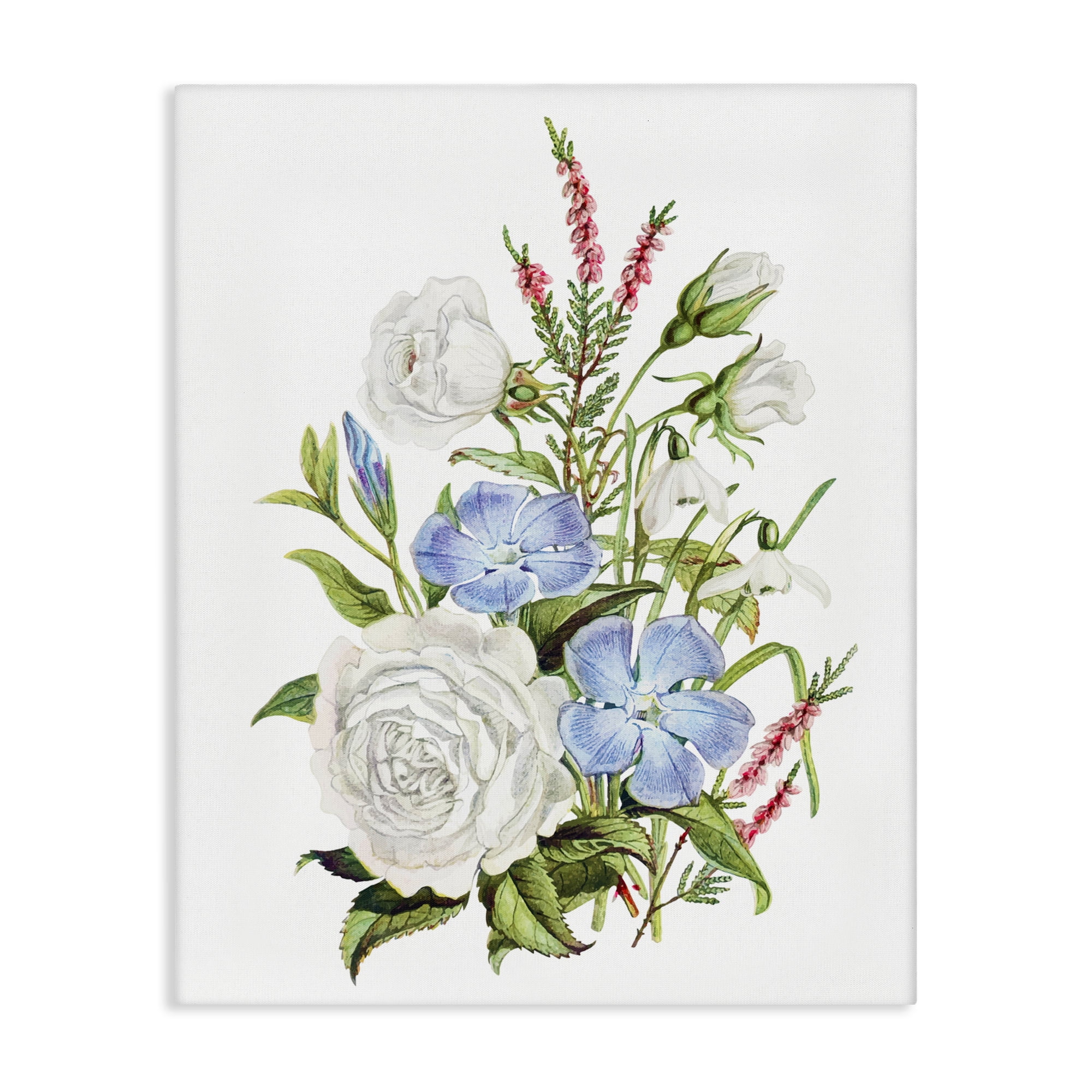 Bountiful Floral Bouquet Canvas Wall Art, design by Lettered and Lined