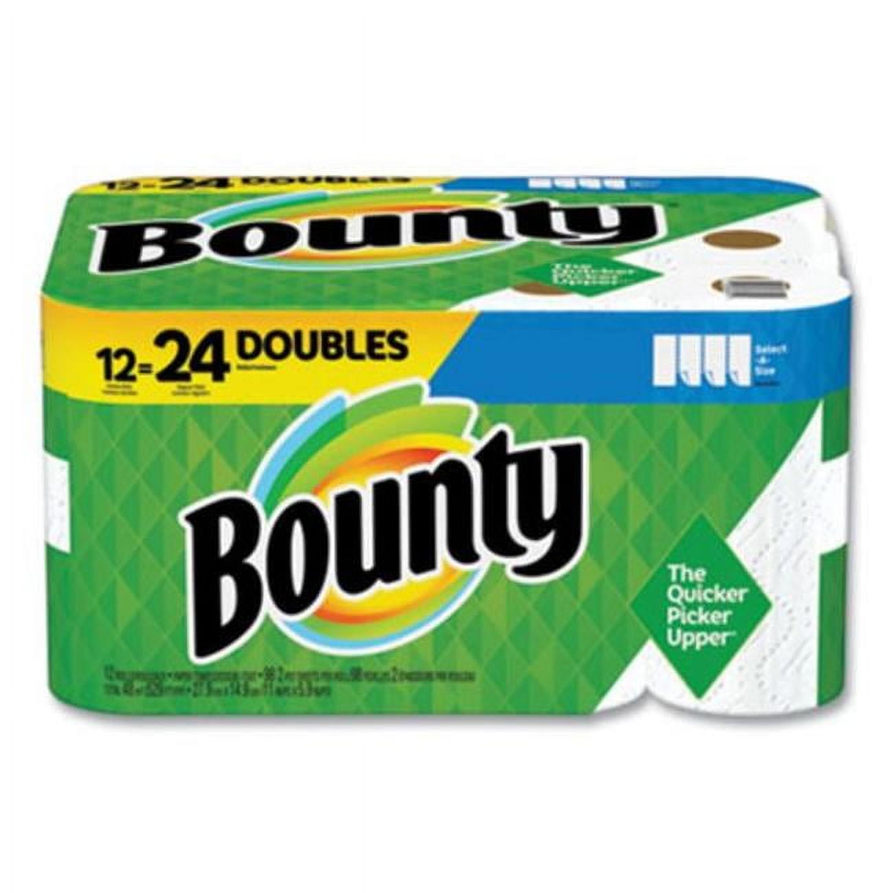 Bounty 2-Ply Select-a-Size Paper Towels, White - 98 Sheets Per Roll