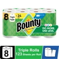 thumbnail image 1 of Bounty Paper Towels Select-A-Size White, 8 Triple Rolls, 123 Sheets per Roll, 1 of 13