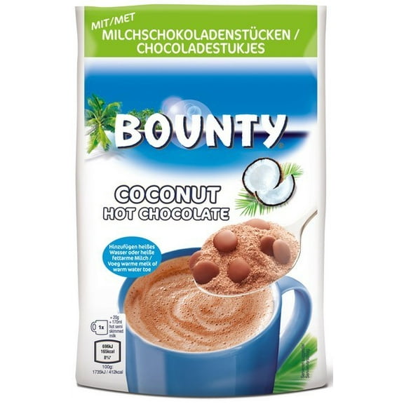 Bounty Coconut bar instant hot chocolate 140g/4.93 oz