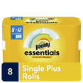 thumbnail image 1 of Bounty Essentials Select-a-Size Paper Towels, White, 8 Giant Rolls = 12 Regular Rolls, 1 of 12