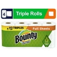 thumbnail image 1 of Bounty Full Sheet Paper Towels, 4 Triple Rolls, White, 1 of 20