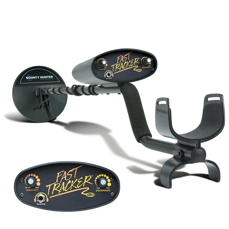 Bounty Hunter Waterproof Fast Tracker Metal Detector with High Sensitivity  Control
