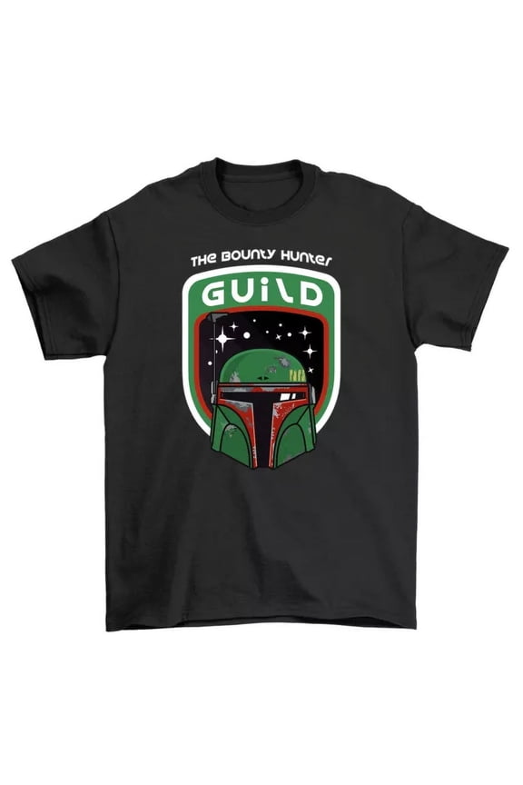 Bounty Hunter Guild T-Shirt - Join The Galactic Hunt With Boba Fett Funny, 100% Unisex S-5XL Hot Trending Shirt, Vintage Birthday Gift