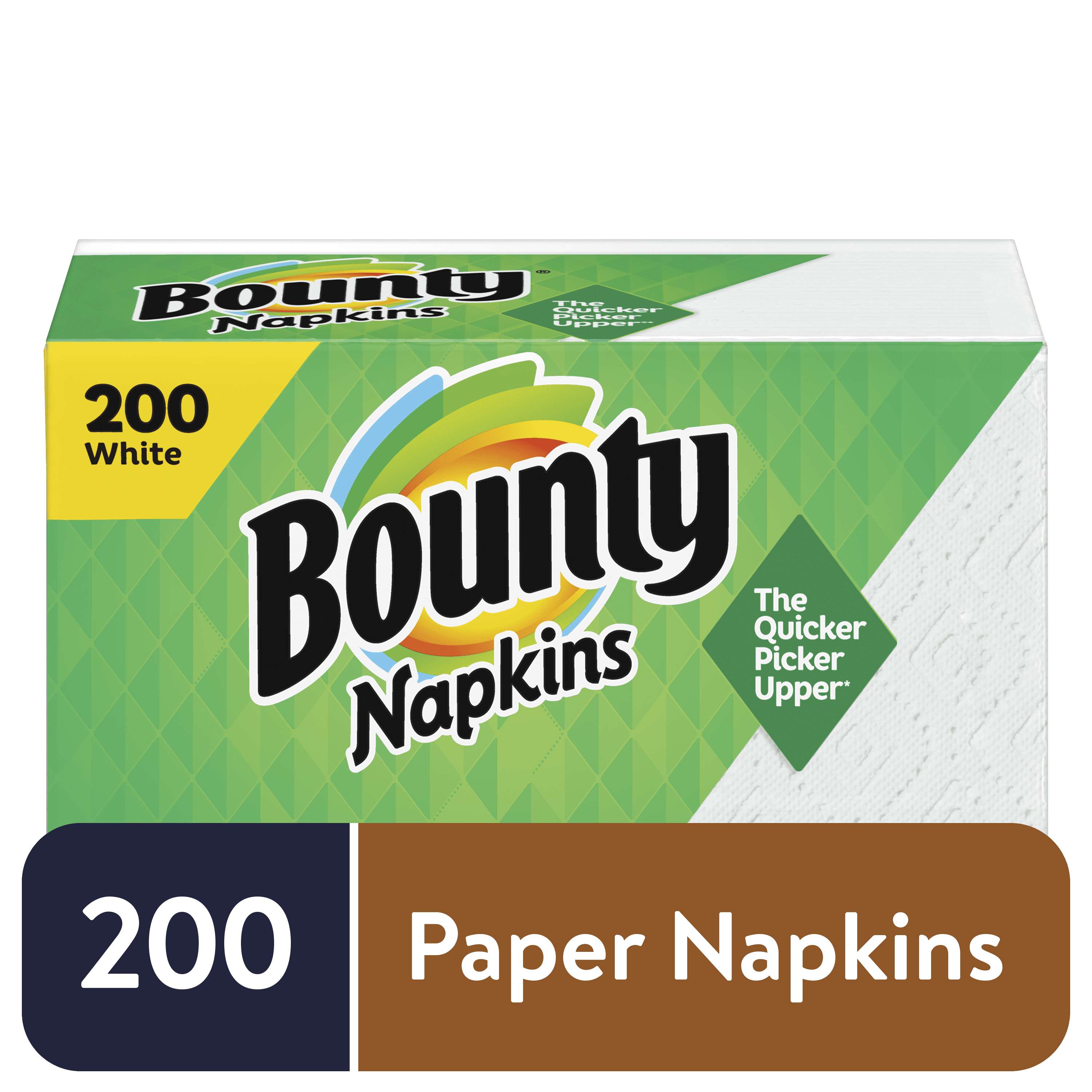 Bounty Paper Napkins White 200 Count