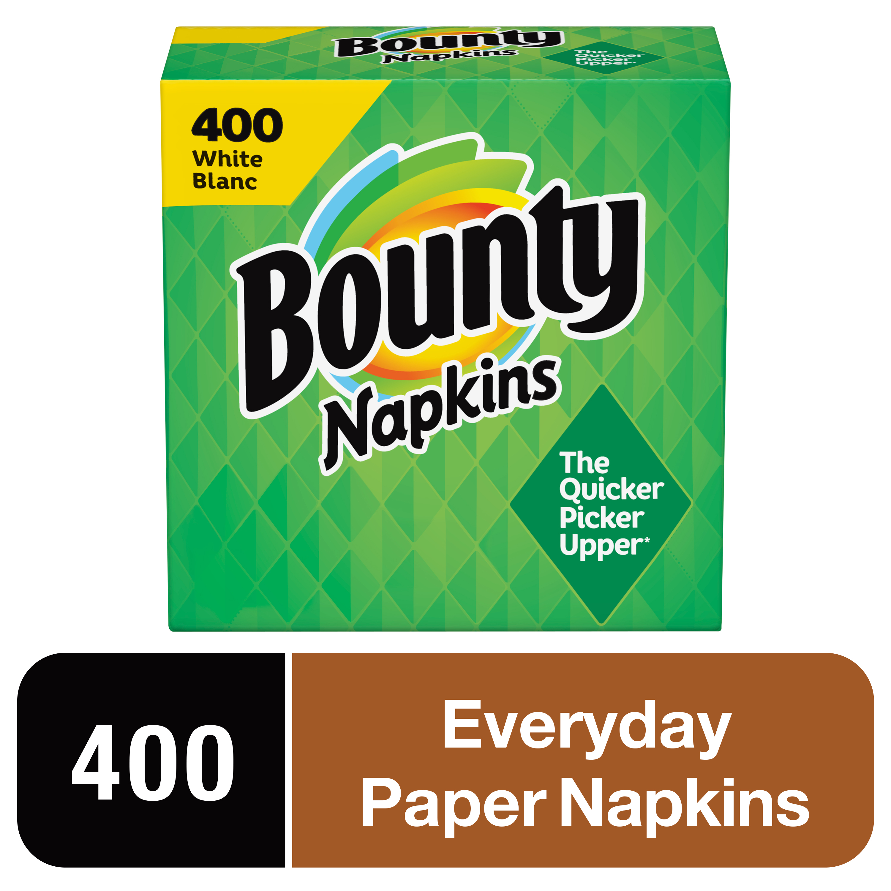 Bounty Paper Napkins, White, 400 Count - image 1 of 15