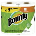 thumbnail image 1 of Bounty Paper Towels, Folded, White, 2 Double Rolls, 1 of 10