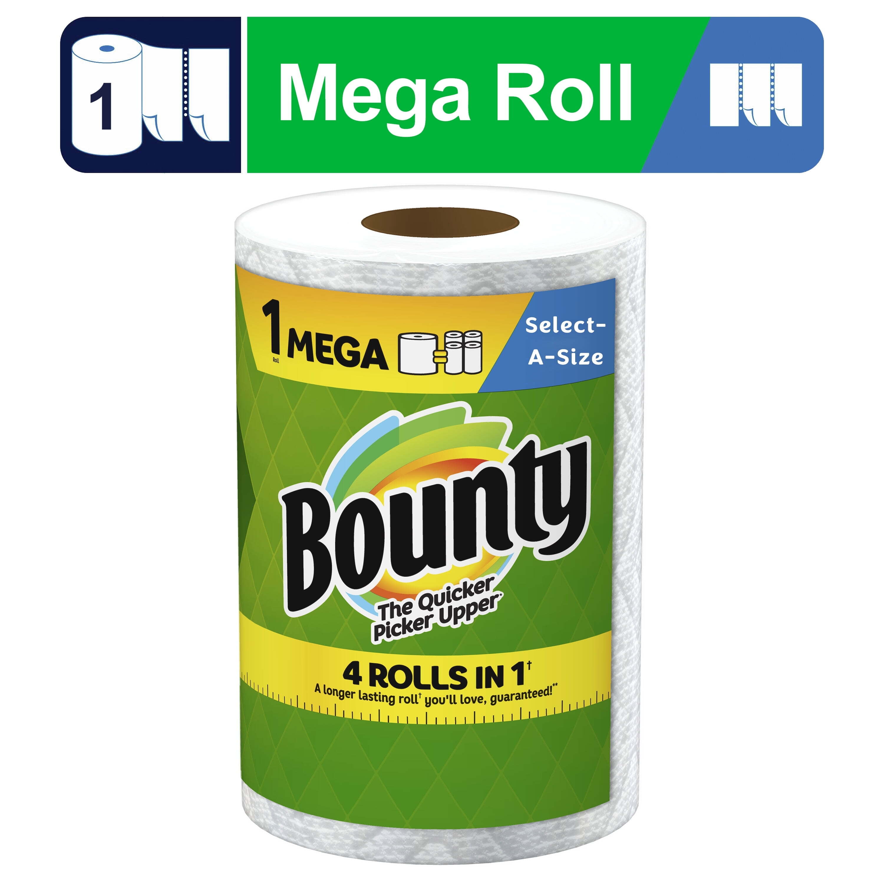 Bounty Paper Towels Select-A-Size, 1 Mega Roll