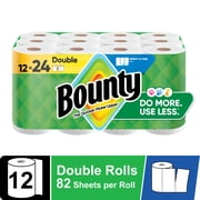 Bounty Paper Towels Select-A-Size White, 12 Double Rolls, 82 Sheets per Roll