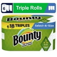 thumbnail image 1 of Bounty Paper Towels Select-a-Size, 6 Triple Rolls, 1 of 11