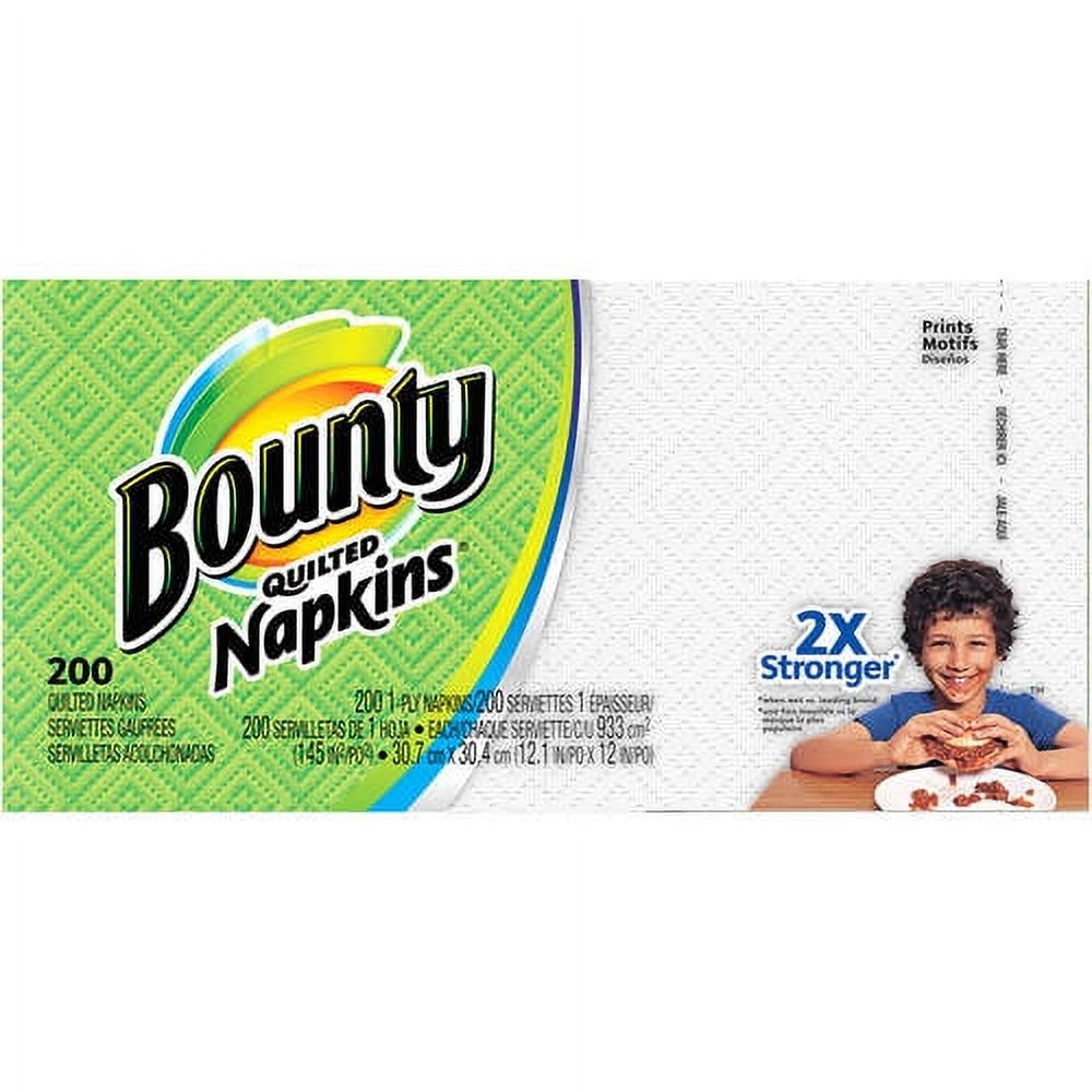 Bounty Quilted Napkins, 200 ct