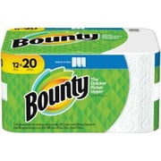 Bounty Select-A-Size 2-Ply Paper Towels, 11 x 5-15/16, White, Pack Of 12 Mega Rolls