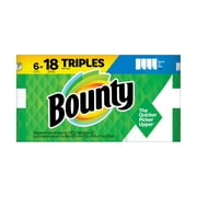Bounty Select-A-Size Paper Towels, White, 6 Triple Rolls