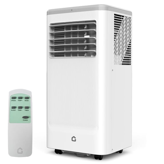 Boupower Air Conditioner Portable Air Conditioners 8000 Btu 3-In-1 Cooling Dehumidifier Fan With Remote Timer Sleep Mode Wheels Window Kit For Home Bedroom Office