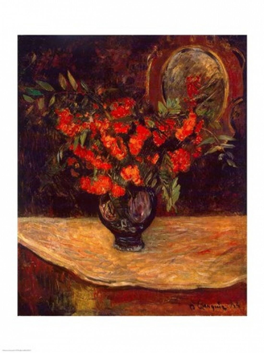 Bouquet 1884 Canvas Art - Paul Gauguin (24 x 36)