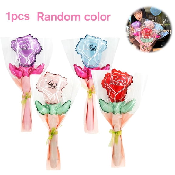 Bouquet Flower Shape Foil Balloon for Party Decorations & Creative Gifts