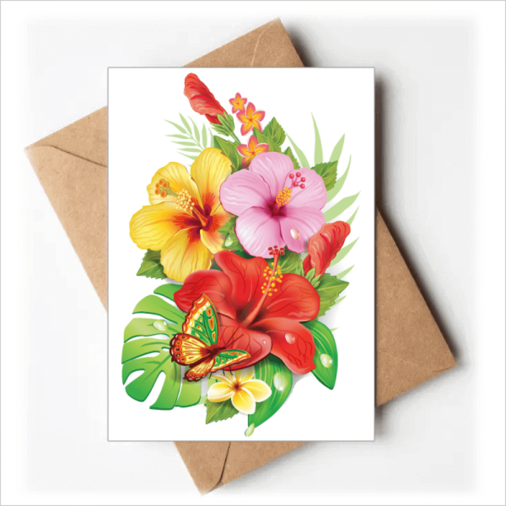 Bouquet Flowers Best Wish Greeting Cards You are Invited Invitations