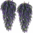 thumbnail image 1 of Bouquet Of Flowers Hanging Plants Artificial Lavender Plants Hanging Vines Artificial Hanging Flowers For Spring Decor Home Garden Wedding Decor,Purple Simulated Pendant, 1 of 9