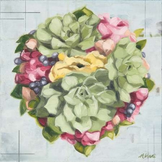 Bouquet III Canvas Art - Ninalee Irani (24 x 24)