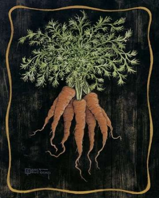 Bouquet Of Carrots Canvas Art - Janet Kruskamp (22 x 28)