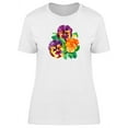 thumbnail image 1 of Bouquet Of Colorful Pansies T-Shirt Women -Image by Shutterstock, Female x-Large, 1 of 2