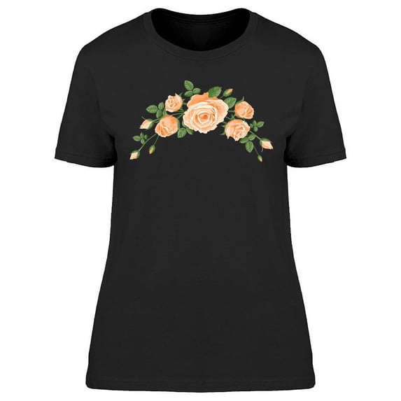 Bouquet Of Garland Of Roses T-Shirt Women -Image by Shutterstock, Female Large