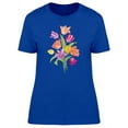 thumbnail image 1 of Bouquet Of Nine Colorful Tulips T-Shirt Women -Image by Shutterstock, Female XX-Large, 1 of 2