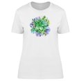 thumbnail image 1 of Bouquet Of Succulents T-Shirt Women -Image by Shutterstock, Female Large, 1 of 2