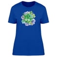 thumbnail image 1 of Bouquet Of Succulents T-Shirt Women -Image by Shutterstock, Female Large, 1 of 2