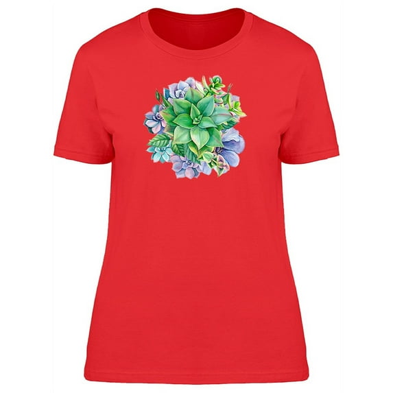 Bouquet Of Succulents T-Shirt Women -Image by Shutterstock, Female x-Large