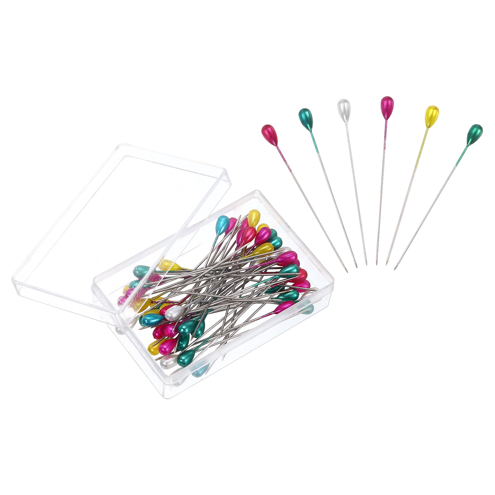 Bouquet Pins 200 Pack 2.2 Inch Corsage Pins Flower Pins, Colorful