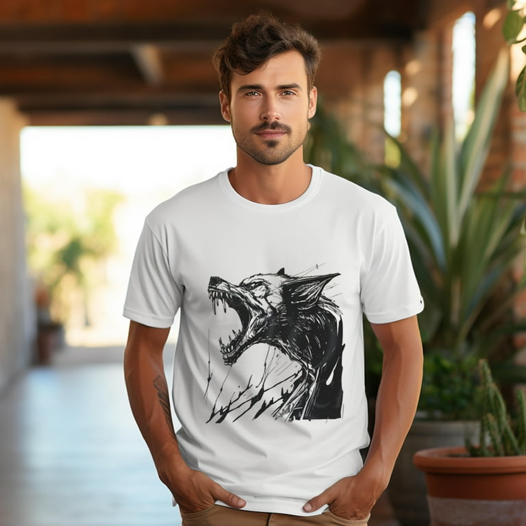 Bouquet Shirts Vintage 90s Wolf Graphic Unisex T Shirt Wolf Shirt Retro Oversized Wolf Shirt Nature Gothic Shirt Wolf Lovers Wolf Gift Y2k Dark Art Grunge Walmart