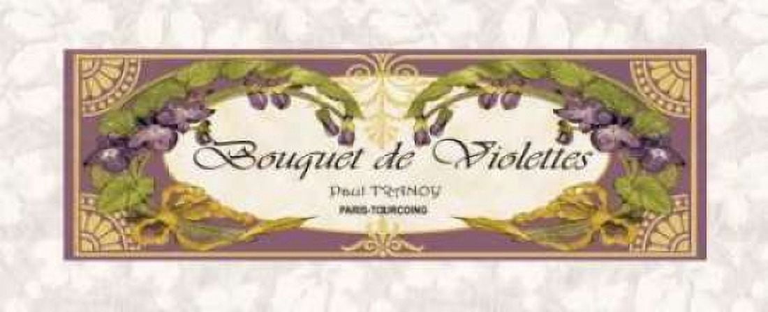 Bouquet de Violettes Canvas Art - Susan Berman (10 x 20)