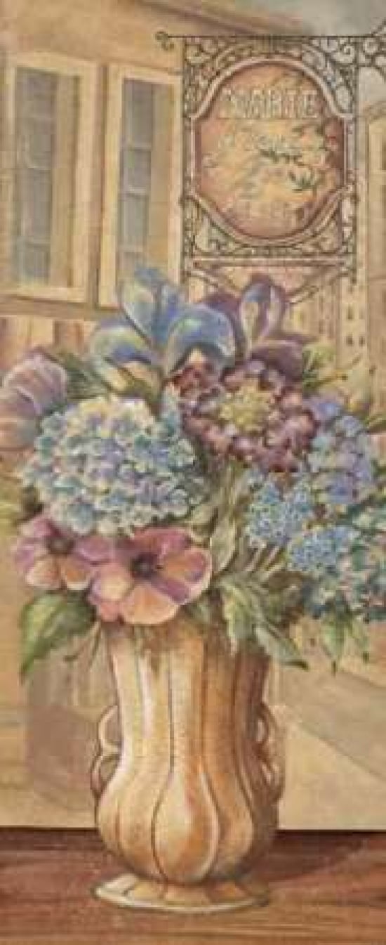 Bouquet from France Canvas Art - Charlene Audrey (10 x 20)