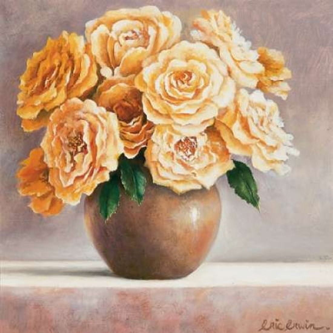 Bouquet in yellow Canvas Art - Eric Erwin (24 x 24)