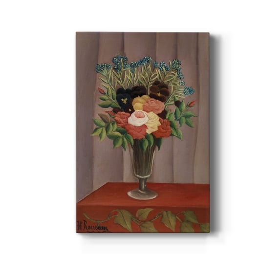 Bouquet of Flowers (Bouquet de fleurs) Premium Gallery Wrapped Canvas - Ready to Hang - 32 x 48