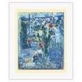 thumbnail image 1 of Bouquet of Flowers - Vintage Abstract Art by Marc Chagall c.1977 - Fine Art Rolled Canvas Print (Unframed) 16in x 20in, 1 of 4