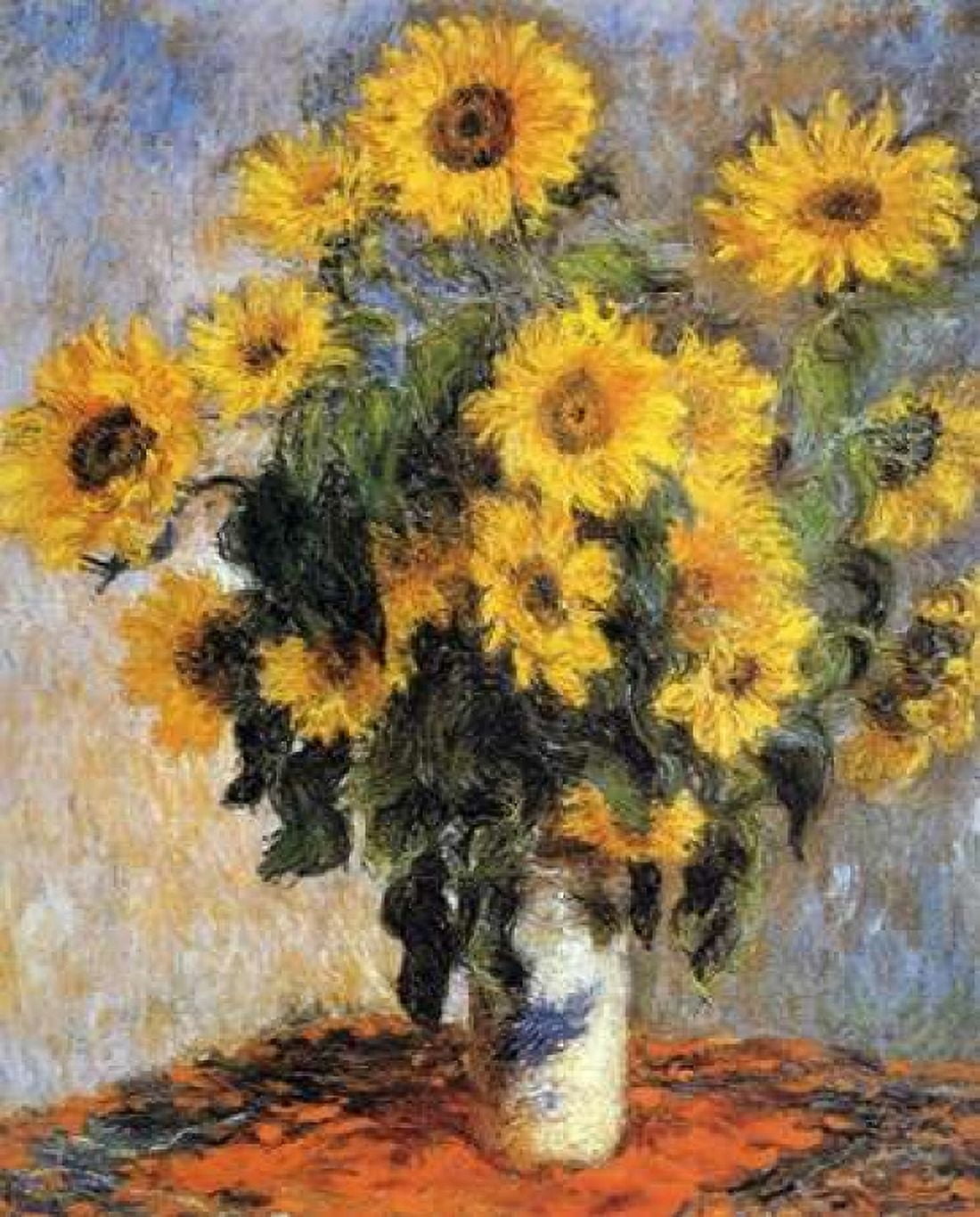 Bouquet of Sunflowers 1880 Canvas Art - Claude Monet (22 x 28)