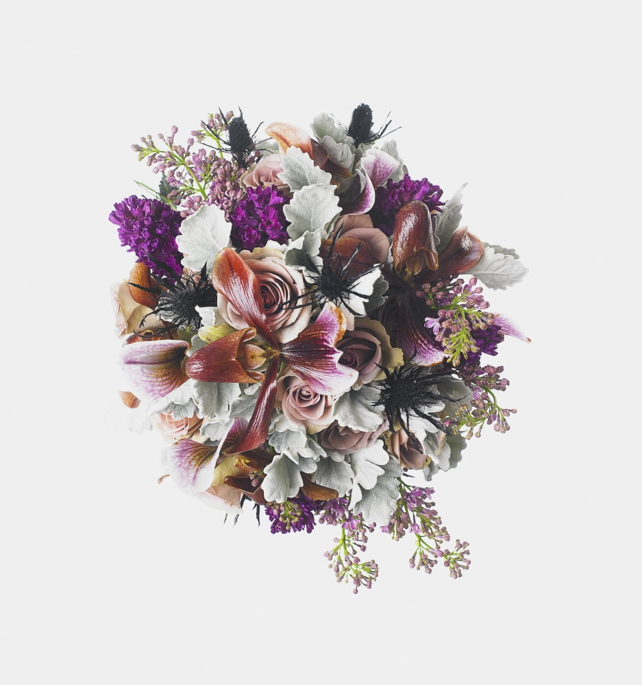 Bouquet of flowers Canvas Art - Eric Kulin Design Pics (30 x 32)