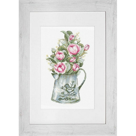 Bouquet with roses B7006L Counted Cross-Stitch Kit