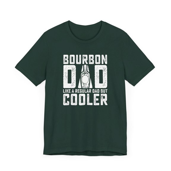 Bourbon Dad Gift Whiskey Bottle -Shirt I Cool Dad Shirt Bourbon Lover Gift