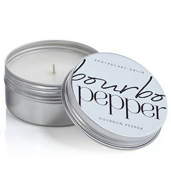 Bourbon Pepper Zodax Apothecary Guild Scented Tin Candle