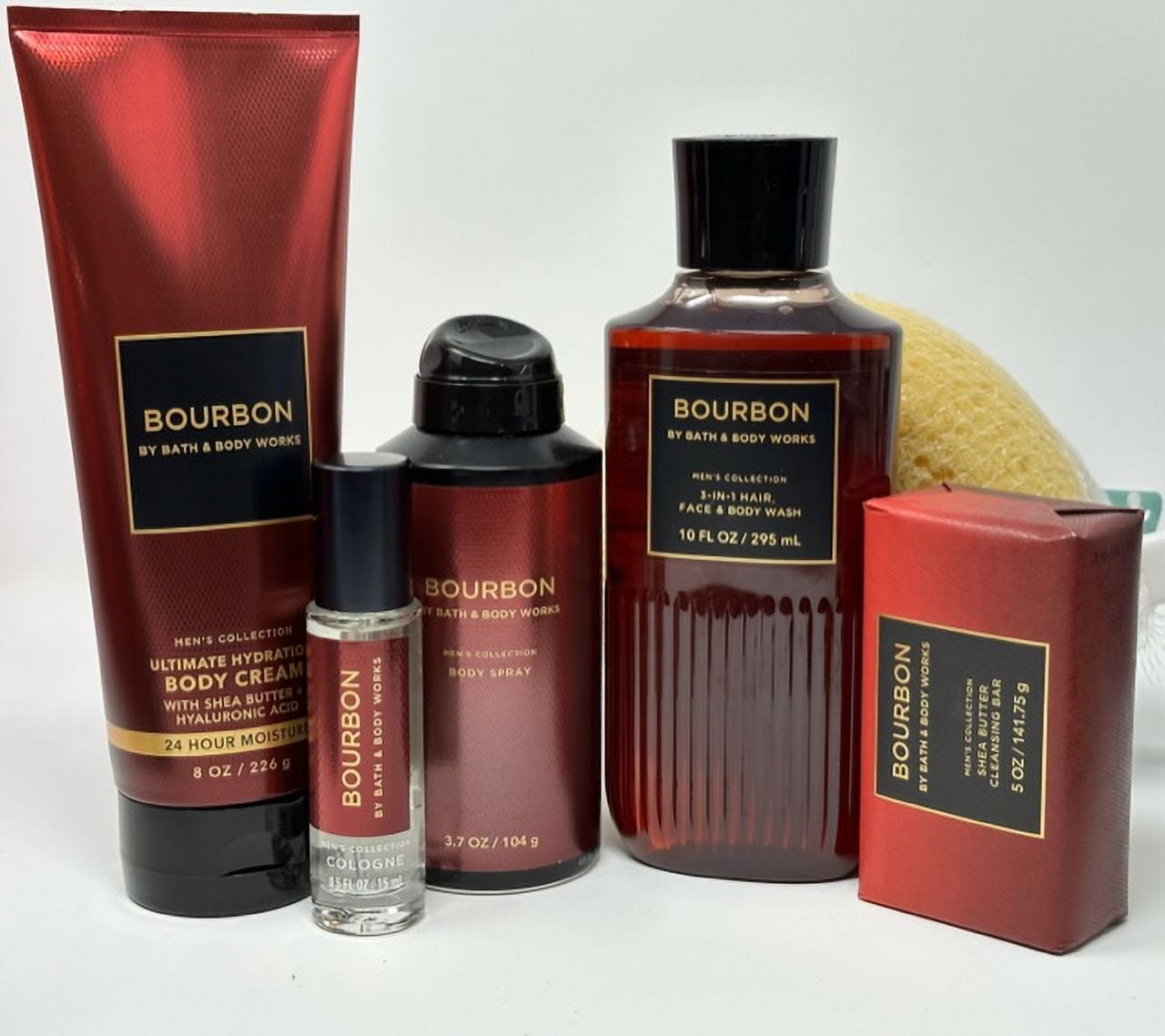 Bourbon for Mens Bath and Body Set by Bath and Body works